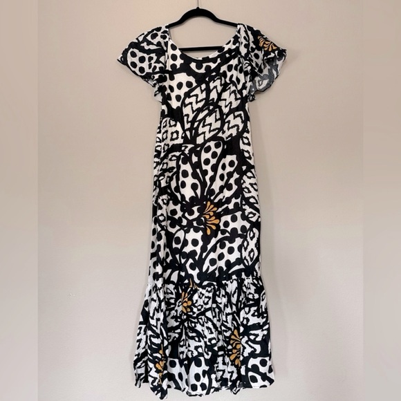 Farm Rio Flutter-Sleeved Maxi Dress - Picture 6 of 9